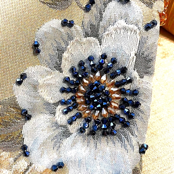 ❤️NWT Jaquard Embroidery Crystals Beads, Coat. STUNNING. - Picture 12 of 15